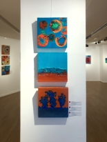 <p><strong>Installation View, <i>Between Macro & Micro</i>,  Alliance Française Dubai, 2019</strong><br>
Marine series																																																																																																																																																																																																																																																																																																		</p>
