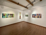 <p><strong>Installation View, <i>Disconnect & Reconnect, Part I</i>,  Etihad Modern Art Gallery, Abu Dhabi,  2022</strong><br>
Eden, SEZ & Cactus Series																																																				</p>