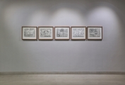 <p><strong>Installation View, <i>In Search of Eden</i>, Aisha Alabbar Gallery, Dubai, 2023</strong><br>
Ink Drawings on Paper																																																																																																																																																																																																																																																																																																																																																																																																																																																																																																																																																																																	</p>